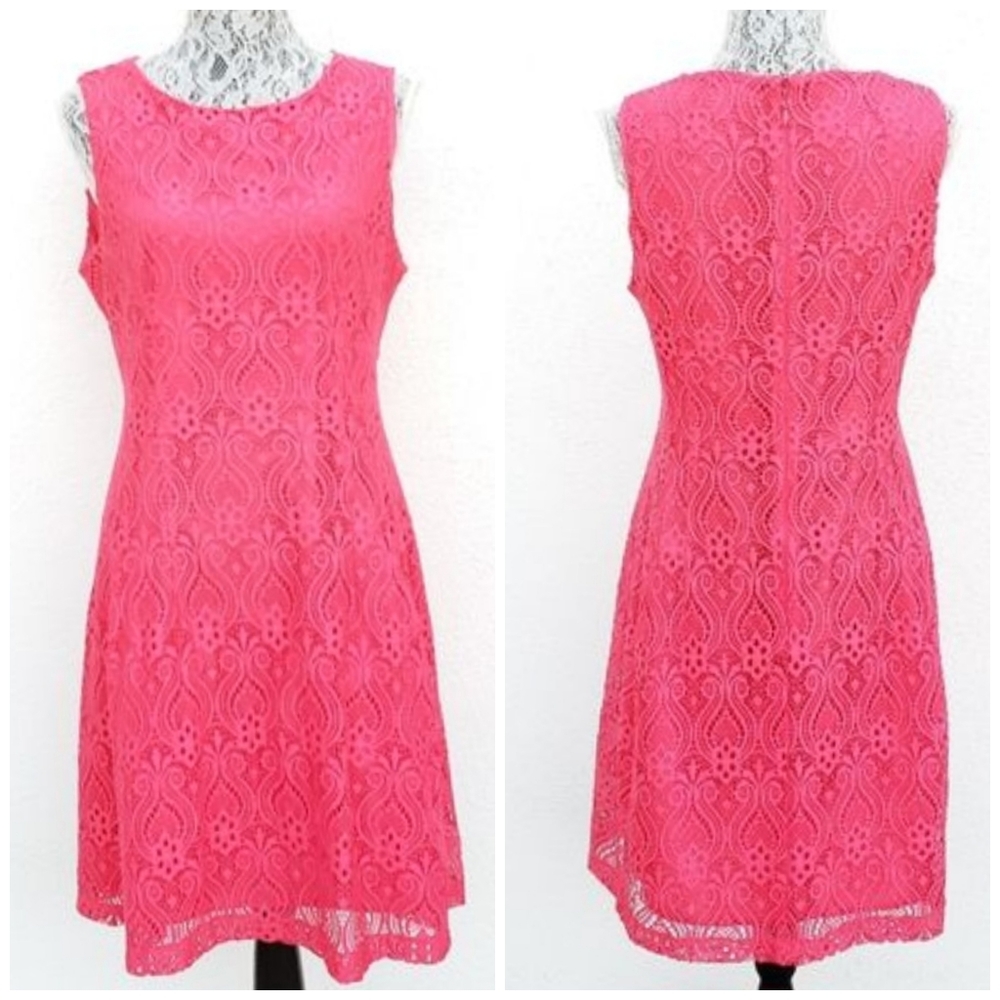 EVA MENDES for NY & CO Coral Lace Dress